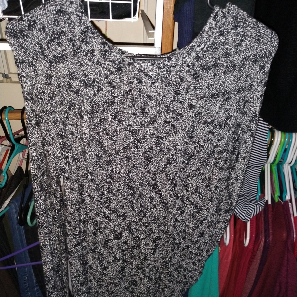 Woven sweater